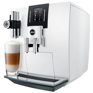 Jura coffee machine, J6 Piano White - FREE ILLY COFFEE