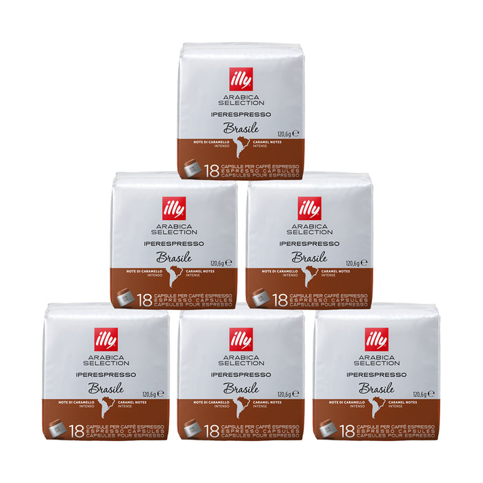 Coffee capsules Illy IperEspresso, Brazil, 108 pcs