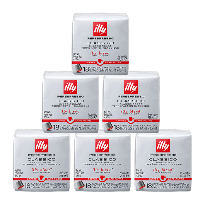 Coffee capsules Illy IperEspresso, Filter coffee, 108 pcs