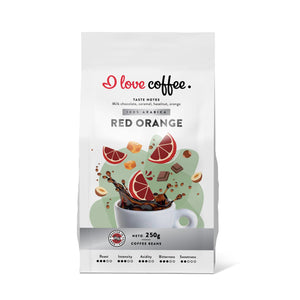 Coffee beans Red Orange 250g