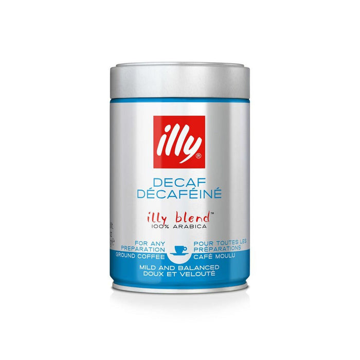 Ground coffee Illy, Decaffeinated, 250g