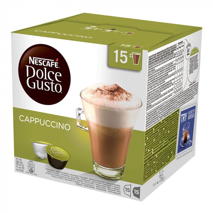 Nescafe Dolce Gusto coffee capsules Cappuccino 15+15pc