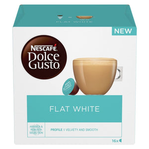 Nescafe Dolce Gust coffee capsules flat white