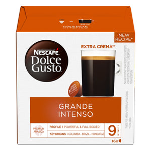 Nescafe Dolce Gusto coffee capsules Grande Intenso 