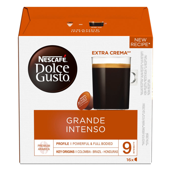 Nescafe Dolce Gusto coffee capsules Grande Intenso 16pc