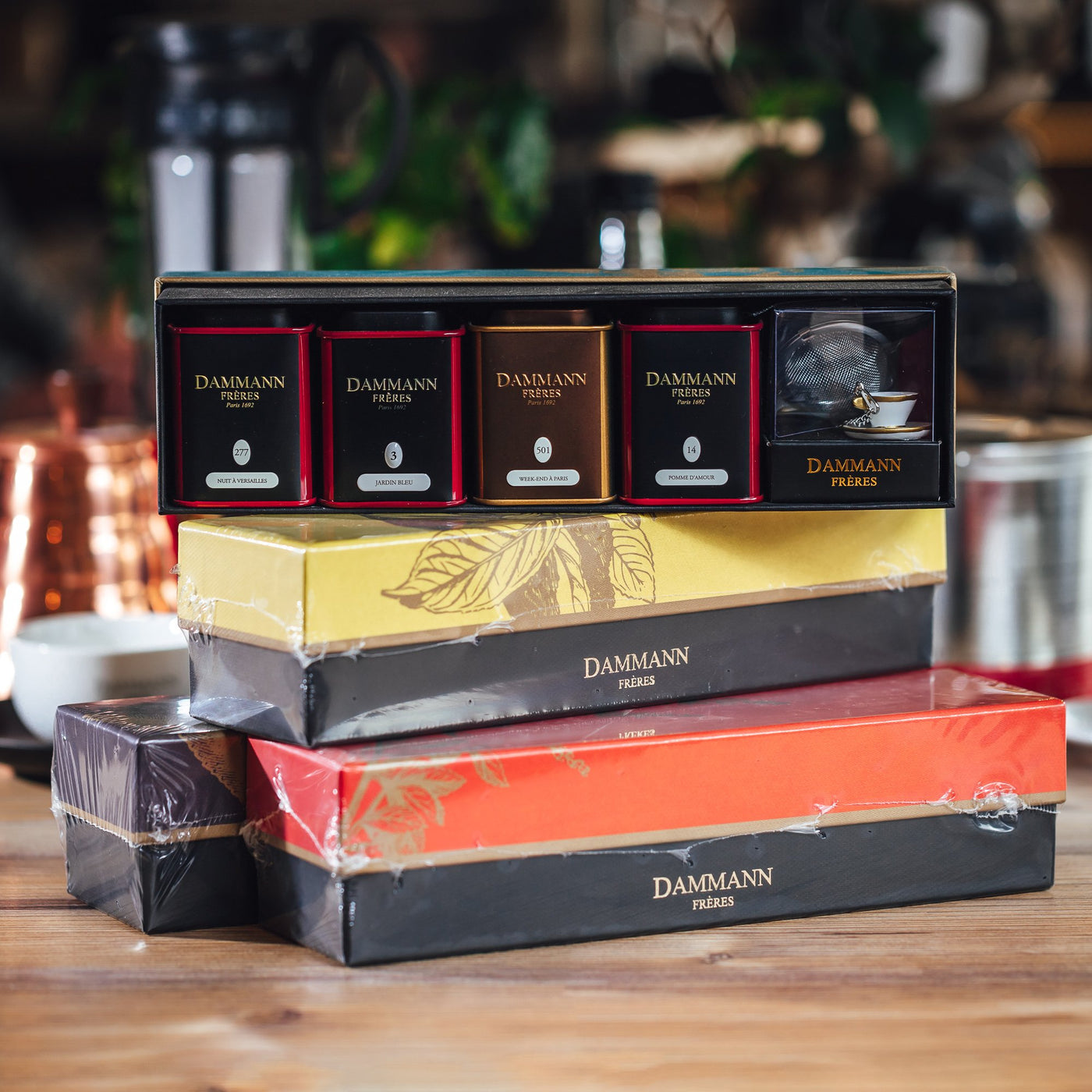 Damman Fréres gift set, Coffret Allures – I love coffee