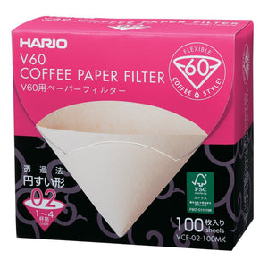 V60 paper filters 100 pcs