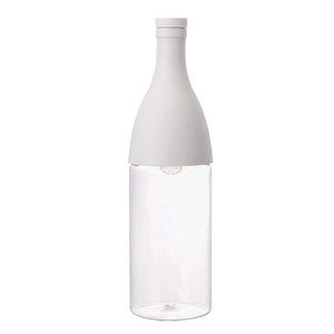 Hario glass bottle with filter, Aisne, gray