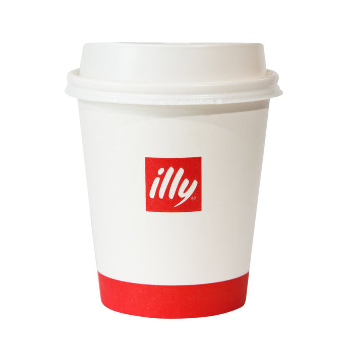 Cardboard cups illy 10oz, 80 pcs