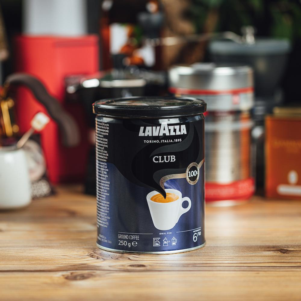 Ground coffee Lavazza Club, tin 250g – I love coffee