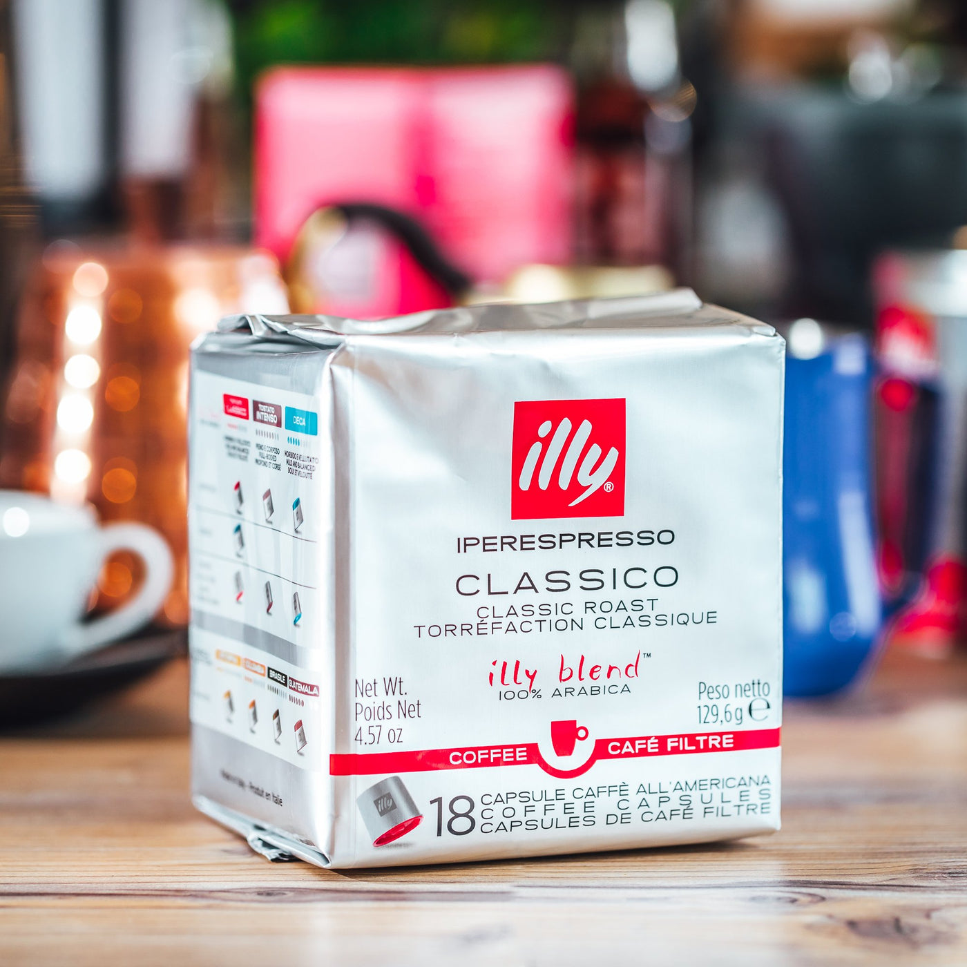 Coffee capsules Illy IperEspresso, Filter coffee, Medium roasted