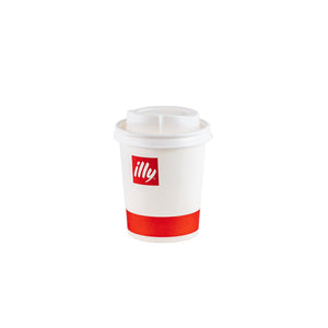 Cardboard cups illy 7oz, 50 pcs, 180ml