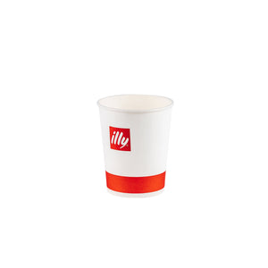 Cardboard cups illy 7oz, 50 pcs, 180ml