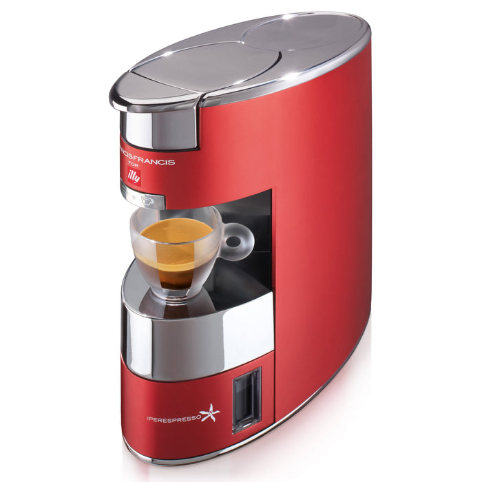 Coffee machine Illy X9, red