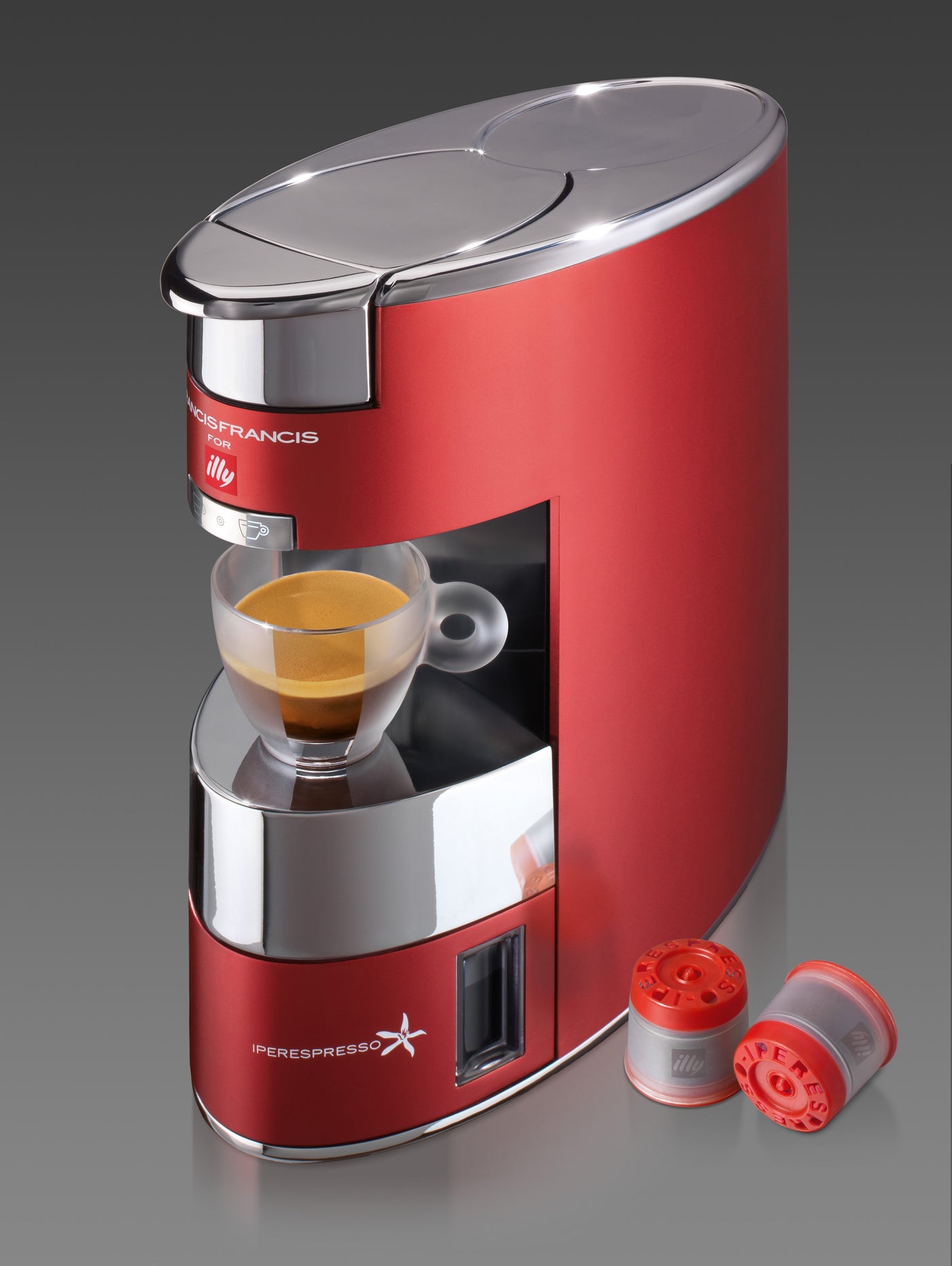 Illy Easy Espresso Machine - Red