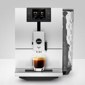 Jura coffee machine, ENA 8 Nordic White - FREE ILLY COFFEE