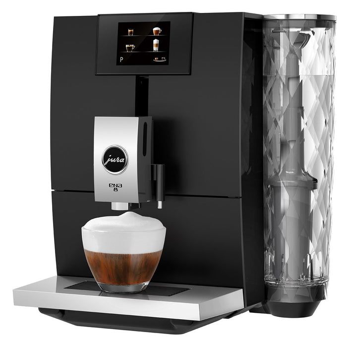 Jura coffee machine, ENA 8 Full Metropolian Black - FREE ILLY COFFEE