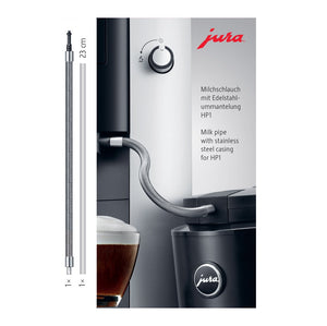 Jura stainless steel milk tube cover, HP1