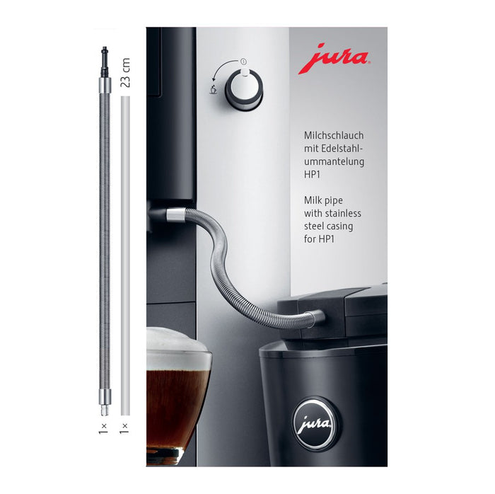Jura stainless steel milk tube cover, HP1