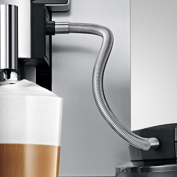 Jura stainless steel milk tube cover, HP3 I love coffee