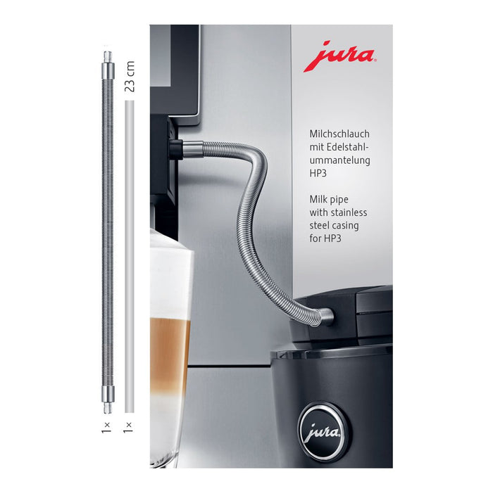 Jura stainless steel milk tube cover, HP3