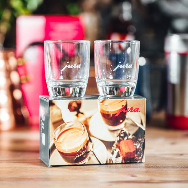 Jura espresso glasses, 80ml, 2pcs I love coffee
