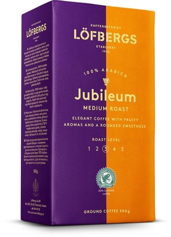 Ground coffee Lofbergs, Jubilee RA, 500g