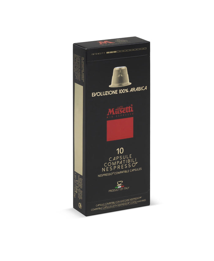 Coffee capsules Musetti Evoluzione, Nespresso, 10pcs