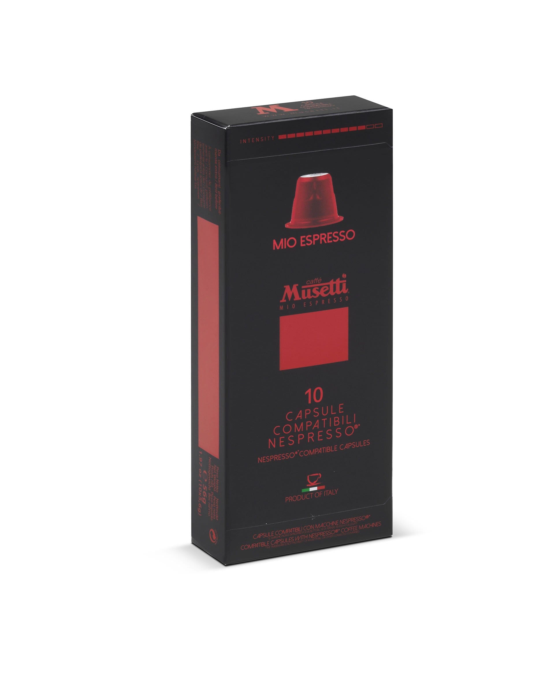 Coffee capsules Musetti MIO Espresso, Nespresso, 10pcs – I love coffee