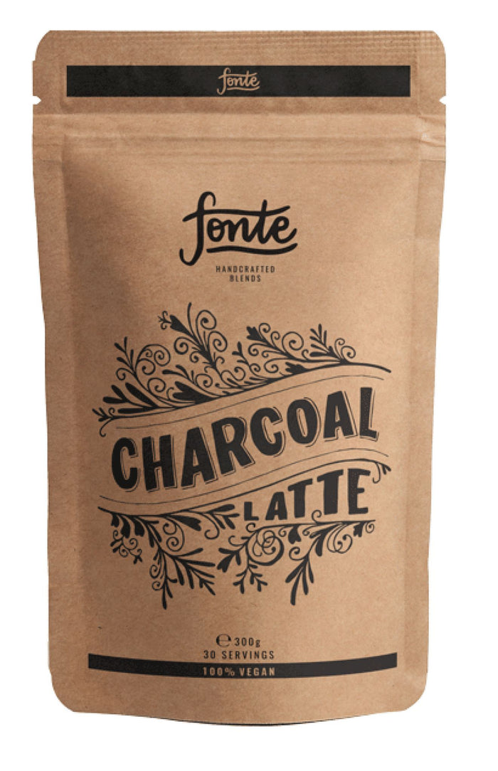 Fonte, Charcoal Latte drink mix, 300g