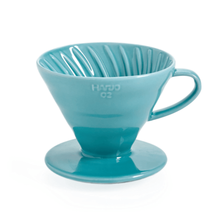 V60 coffee dripper, ceramic, turquoise, VDC-02R