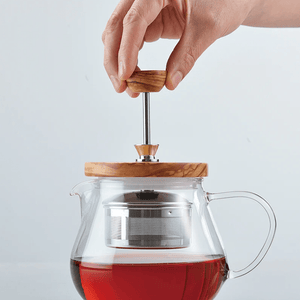 Pull-up tea maker Teaor Wood, Hario, 450ml