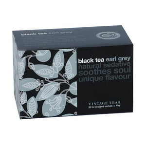 Vintage Black Earl Grey tēja maisiņos, 30gab