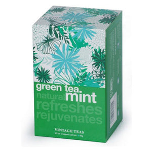 Vintage Green Mint tea in bags, 30pcs