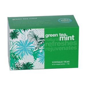 Vintage Green Mint tēja maisiņos, 30gab