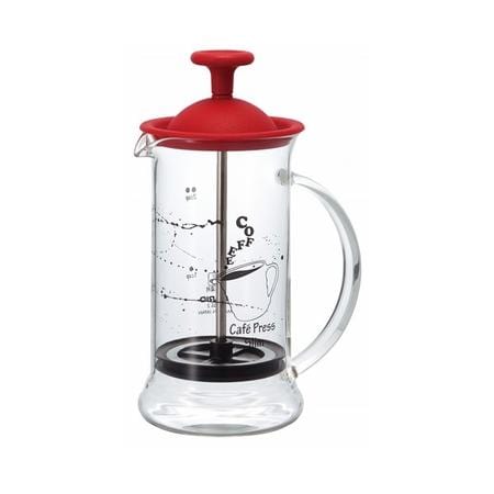 Coffee press bowl Slim S, Hario, red, CPSS-2-R