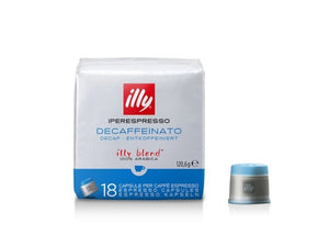 Coffee capsules Illy IperEspresso, Decaffeinated, 18 pcs
