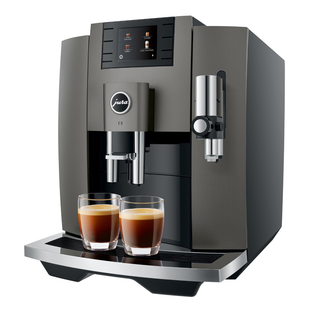 Brutal Descifrar Inaccesible Jura coffee machine E8 Dark Inox (EB) – I love coffee