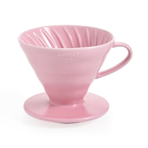 V60 coffee dripper, ceramic, pink, VDC-02R