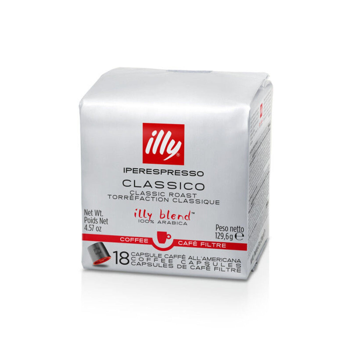 Coffee capsules Illy IperEspresso, Filter coffee, Medium roasted 18 pc – I  love coffee