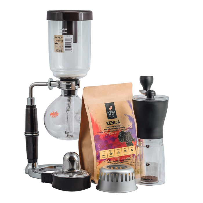 Syphon + Mini grinder + RBR coffee