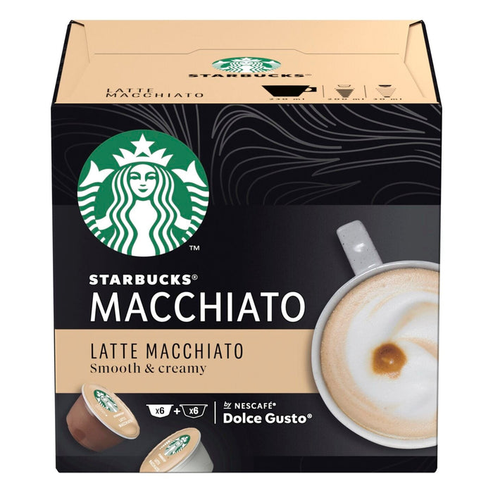 Starbucks Dolce Gusto coffee Latte Macchiato 6+6pc
