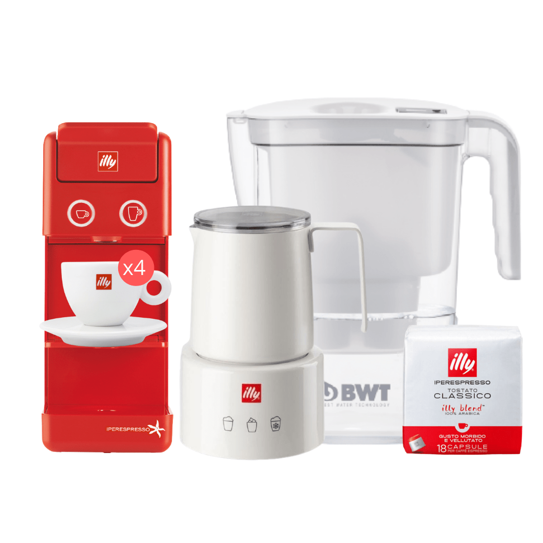 illy Electric Milk Frother - White